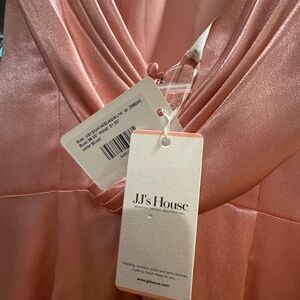 JJ's House Blush Satin three sizes 12, size 16, size 10 Bridesmaid dresses